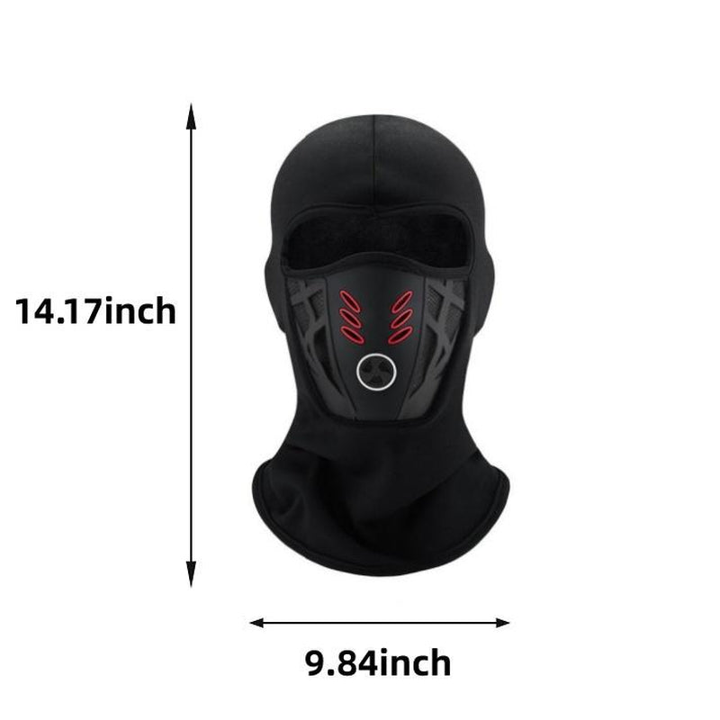 Winter Rider Warm Anti-Haze Balaclava Full Face Mask for Motorcycle Riding Cycling Ski Hood Cap Windproof Soft Outdoor Warm Bike Headwear