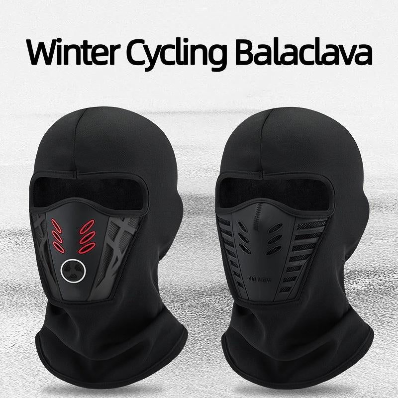 Winter Rider Warm Anti-Haze Balaclava Full Face Mask for Motorcycle Riding Cycling Ski Hood Cap Windproof Soft Outdoor Warm Bike Headwear